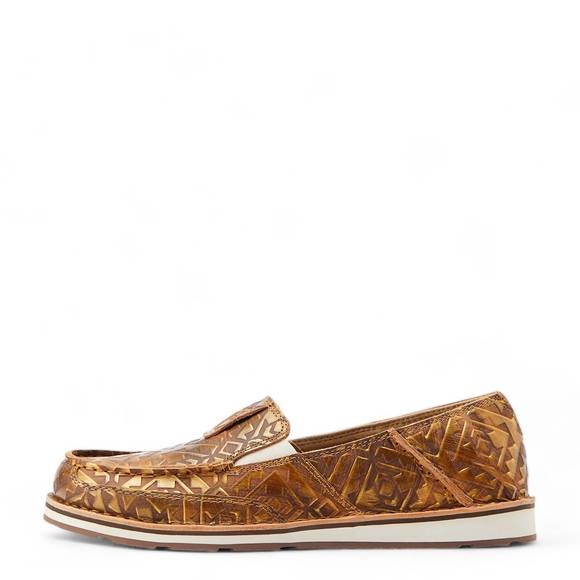 NEW ARIAT women's cruiser shoes in copper blanket emboss - Picture 1 of 6